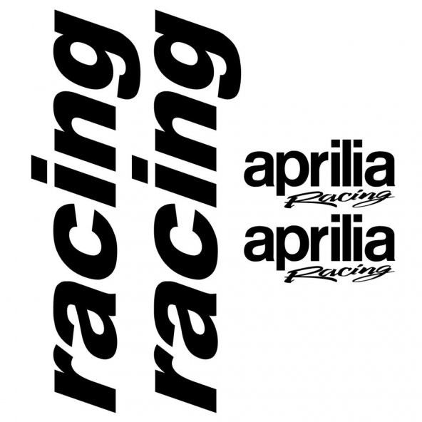 Sticker Masters Aprilia Racing Sticker Set 4