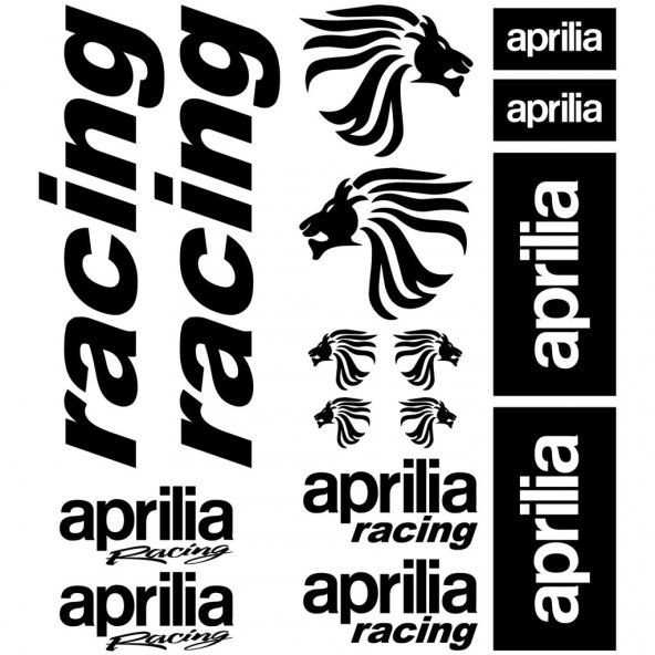 Sticker Masters Aprilia Racing Sticker Set 2