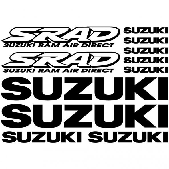 Sticker Masters Suzuki SRAD Sticker Set ürün görseli