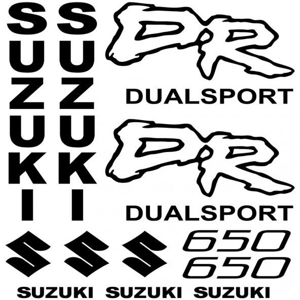 Sticker Masters Suzuki DR 650 Sticker Set