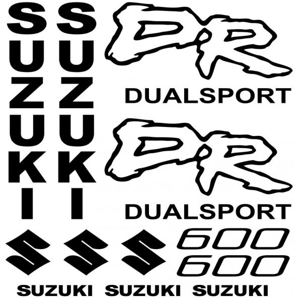 Sticker Masters Suzuki DR 600 Sticker Set