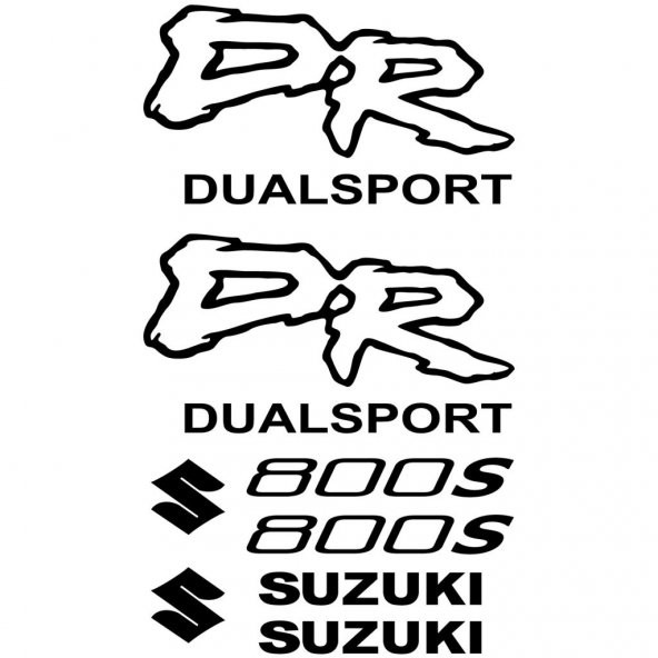 Sticker Masters Suzuki DR 800 Sticker Set