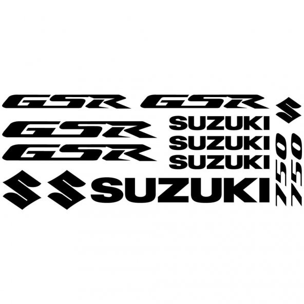 Sticker Masters Suzuki Gsr 750 Sticker Set 2