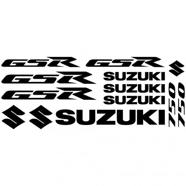 Sticker Masters Suzuki Gsr 750 Sticker Set 1