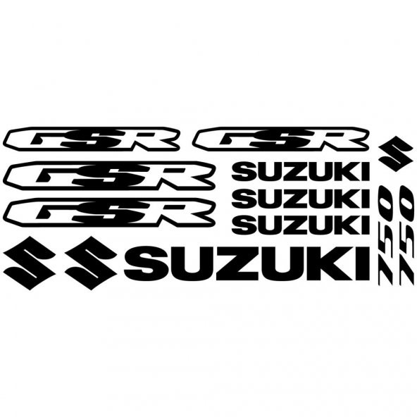 Sticker Masters Suzuki Gsr 750 Sticker Set