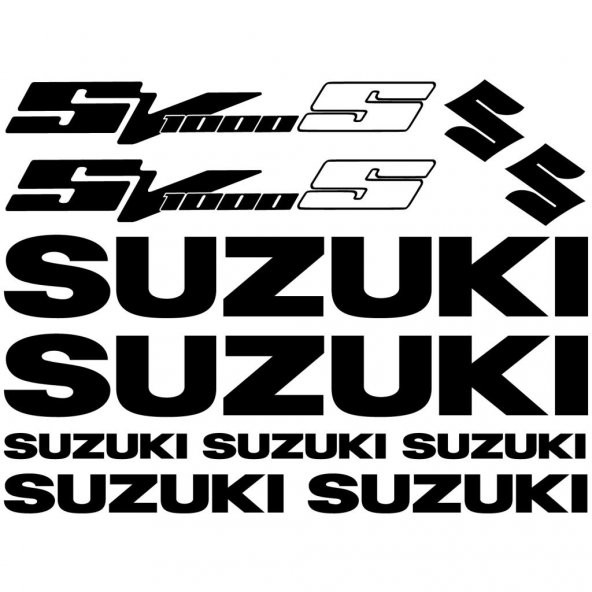 Sticker Masters Suzuki SV1000 S Sticker Set