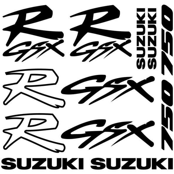 Sticker Masters Suzuki R Gsx 750 Sticker Set