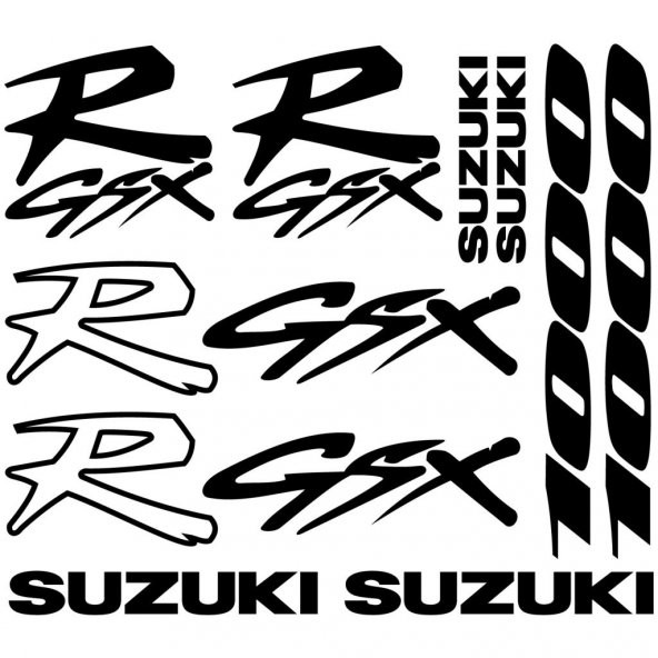 Sticker Masters Suzuki R Gsx 1000 Sticker Set