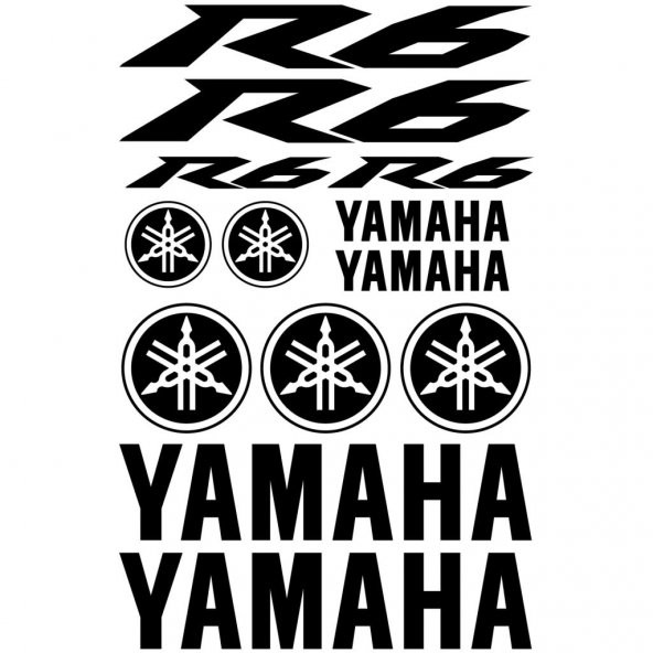 Sticker Masters Yamaha R6 Sticker Set