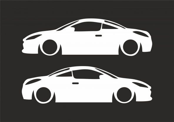 Sticker Masters Peugeot Rcz Coupe Basık Araç Sticker ürün görseli