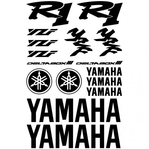 Sticker Masters Yamaha R1 Yzf Sticker Set