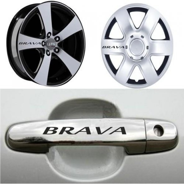 Sticker Masters Fiat Brava Kapı Kolu Jant Sticker ürün görseli