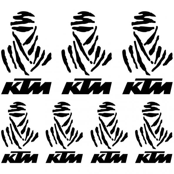 Sticker Masters Ktm Dakar Sponsor Sticker Set