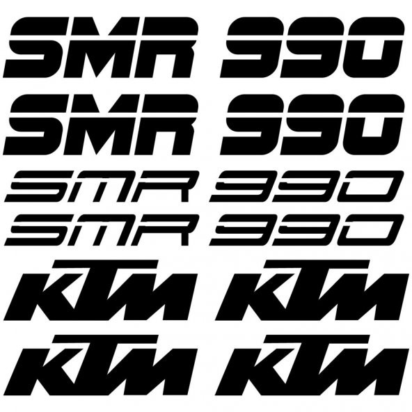 Sticker Masters Ktm 990 Smr Sticker Set