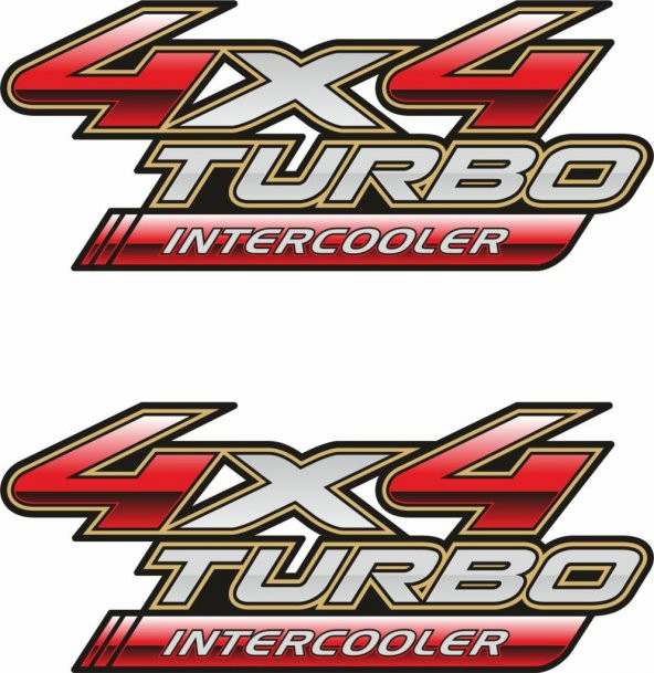 Sticker Masters 4 x 4 Turbo İntercooler Sticker