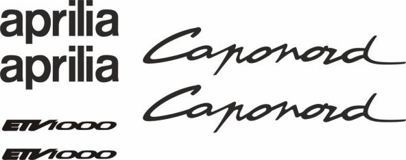 Sticker Masters Aprilia Capanord Etv 1000 Sticker Set