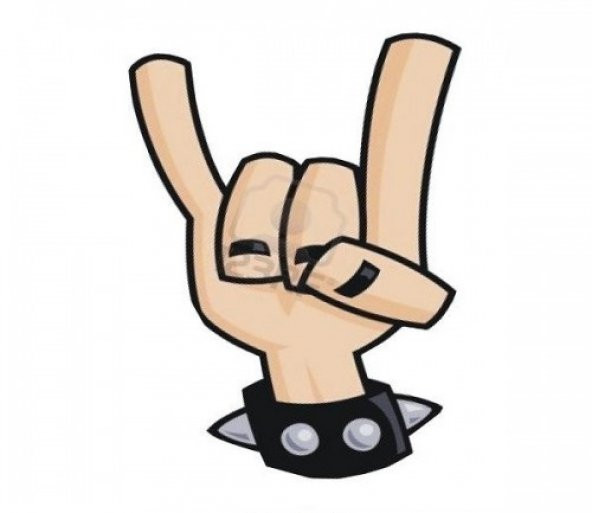 Sticker Masters Punk İşaret Sticker ürün görseli