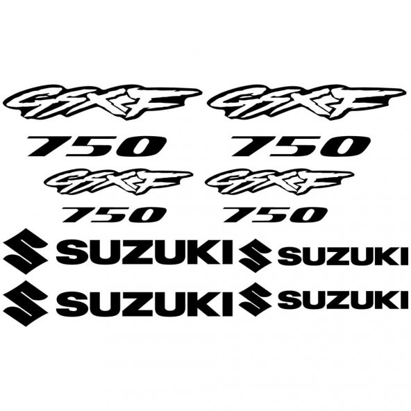 Sticker Masters Suzuki GsxF 750 Sticker Set 1