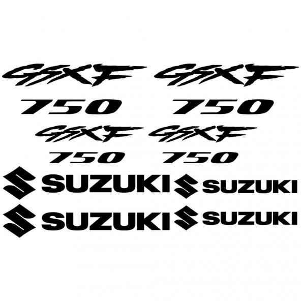 Sticker Masters Suzuki GsxF 750 Sticker Set