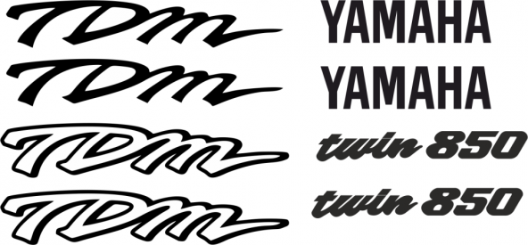 Sticker Masters Yamaha Tdm Sticker Set