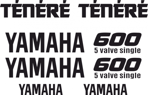 Sticker Masters Yamaha Tenere 660 Sticker Set