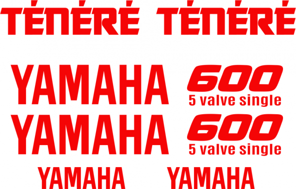 Sticker Masters Yamaha Tenere 660 Sticker Set - 2