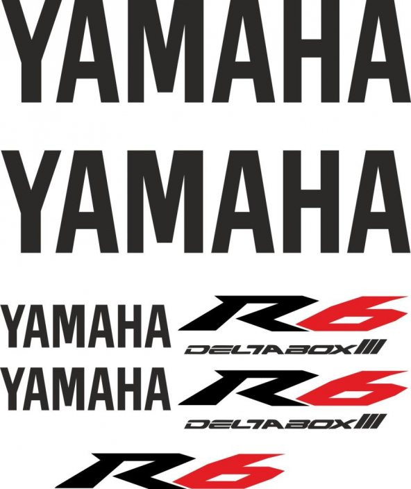 Sticker Masters Yamaha R6 Sticker Set