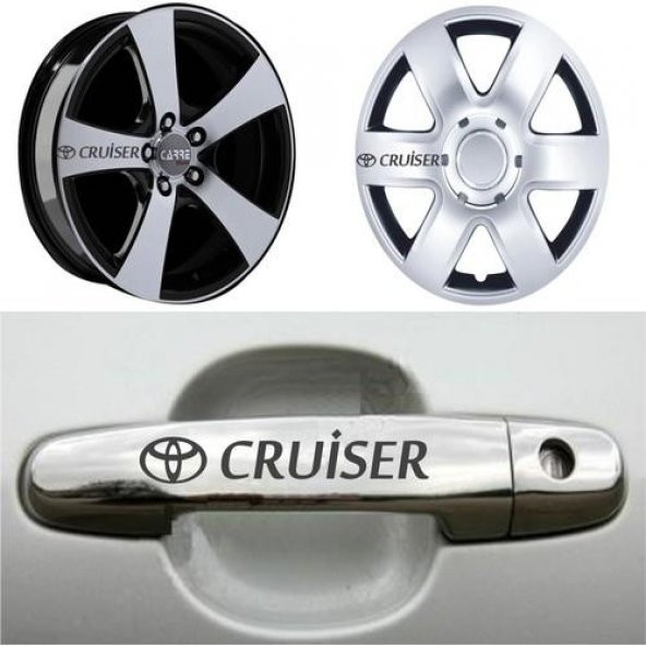 Sticker Masters Toyota Cruiser Kapı Kolu Jant Sticker ürün görseli 1