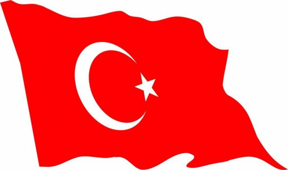 Sticker Masters Dalgalı Türk Bayrağı Sticker - 1