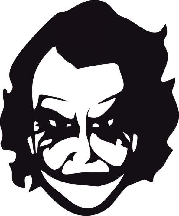 Sticker Masters Joker Black Sticker ürün görseli