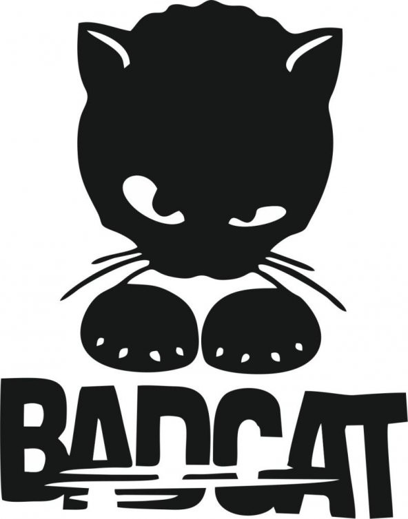 Sticker Masters Bad Cat Oto Sticker ürün görseli