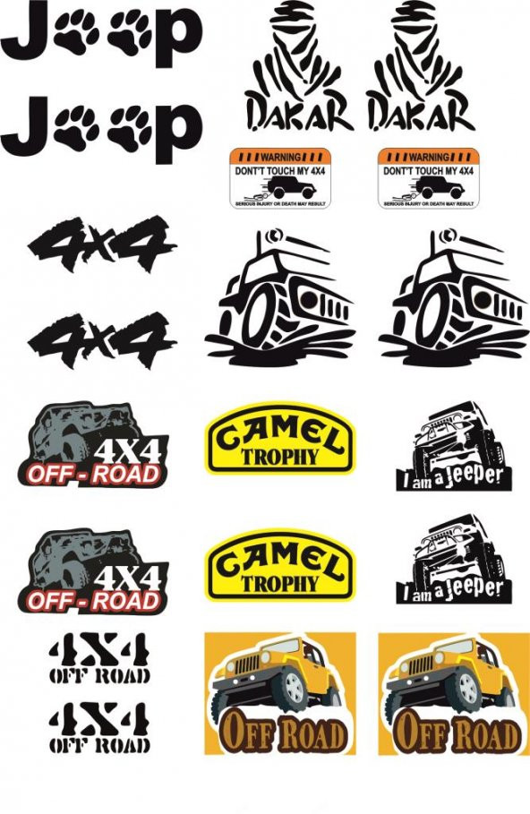 Sticker Masters Off Road Sticker Set