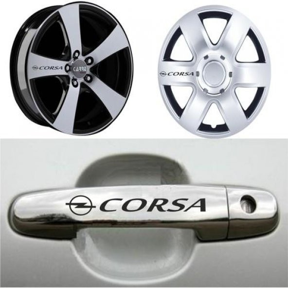 Sticker Masters Opel Corsa Kapı Kolu Jant Sticker ürün görseli