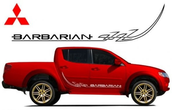 Sticker Masters Mitsubishi L200 Barbarian Sticker Set