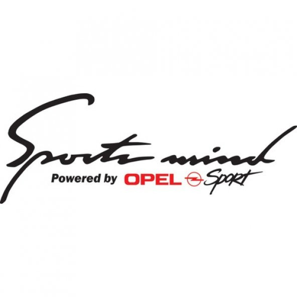 Sticker Masters Sport Mind Opel Sticker ürün görseli
