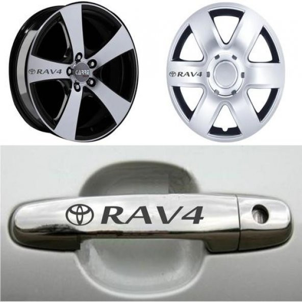 Sticker Masters Toyota Rav4 Kapı Kolu Jant Sticker ürün görseli 1