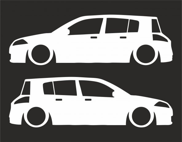 Sticker Masters Renault Megane Sport 16v Basık Araç Sticker ürün görseli