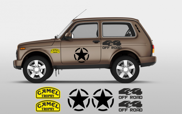 Sticker Masters Lada Niva Sticker Set-3