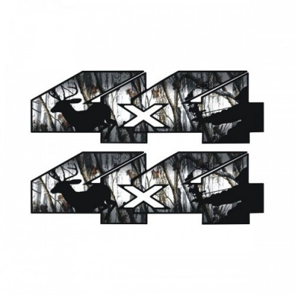 Sticker Masters 4x4 Black Sticker ürün görseli