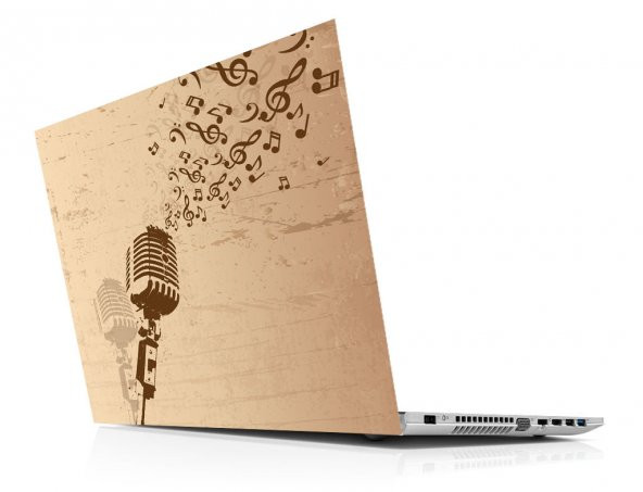 Sticker Masters Music Retro Laptop Sticker ürün görseli