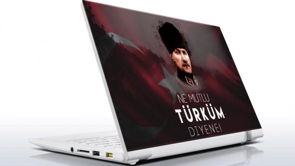 Sticker Masters Ne Mutlu Türküm Diyene Laptop Sticker ürün görseli