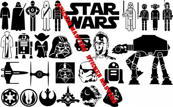 Sticker Masters Star Wars Sticker Set