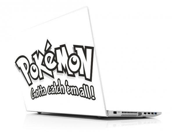 Sticker Masters Pokemon Go Catch Em All Black Laptop Sticker ürün görseli