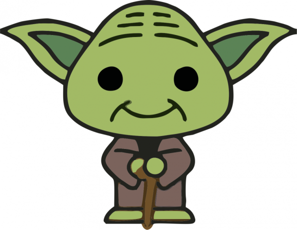 Sticker Masters Star Wars Yoda 10Cm ürün görseli