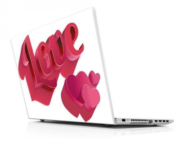 Sticker Masters Love 3D Laptop Sticker ürün görseli