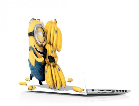 Sticker Masters Minions Banana Laptop Sticker ürün görseli