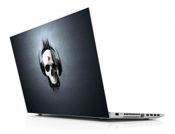 Sticker Masters Skull Music Laptop Sticker ürün görseli
