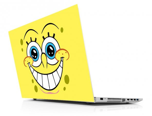 Sticker Masters Sponge Bob 32 Theet With Open Eyes Laptop Sticker