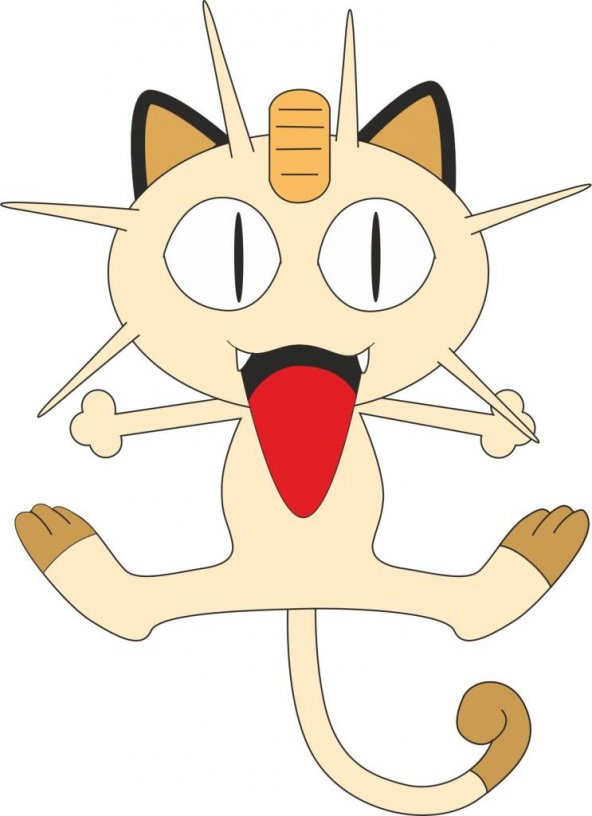 Sticker Masters Pokemon Meowth Sticker ürün görseli