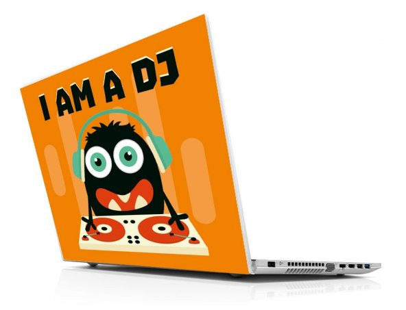 Sticker Masters I Am A Dj Laptop Sticker